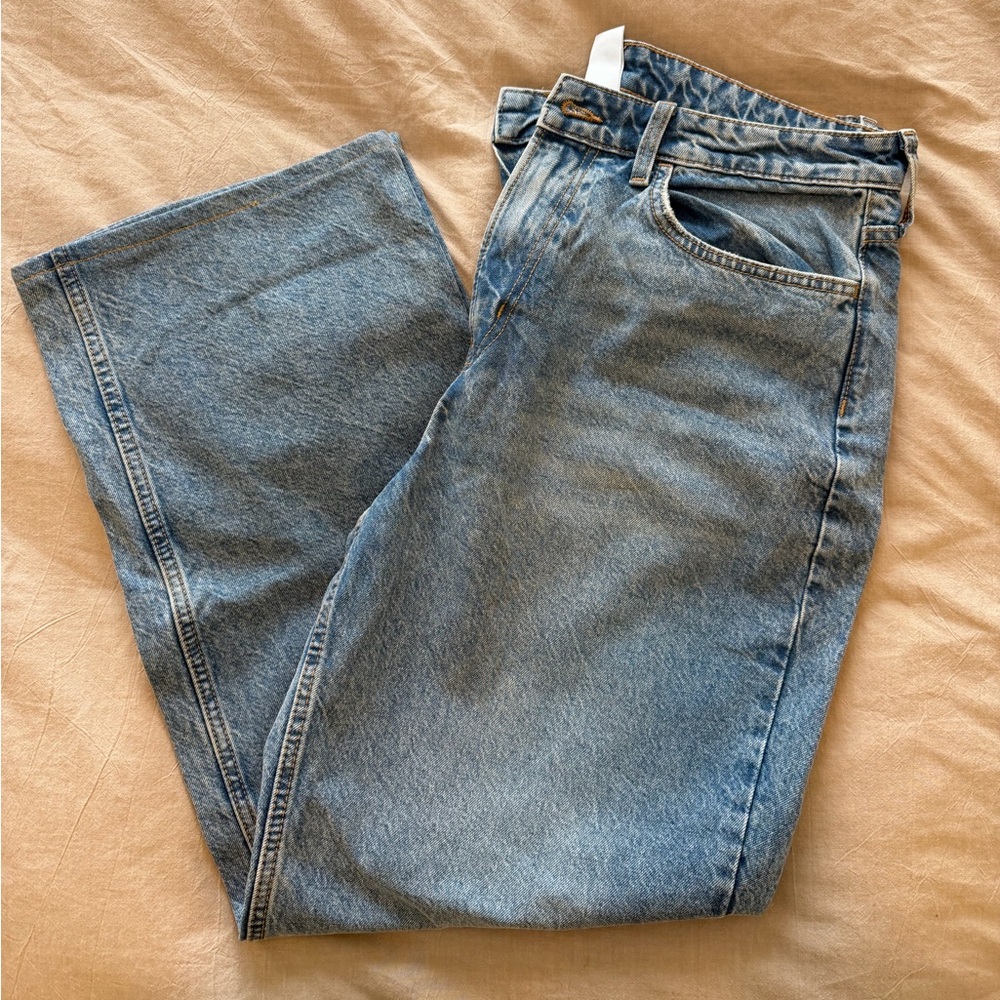 H&M High Rise Light Blue Jeans